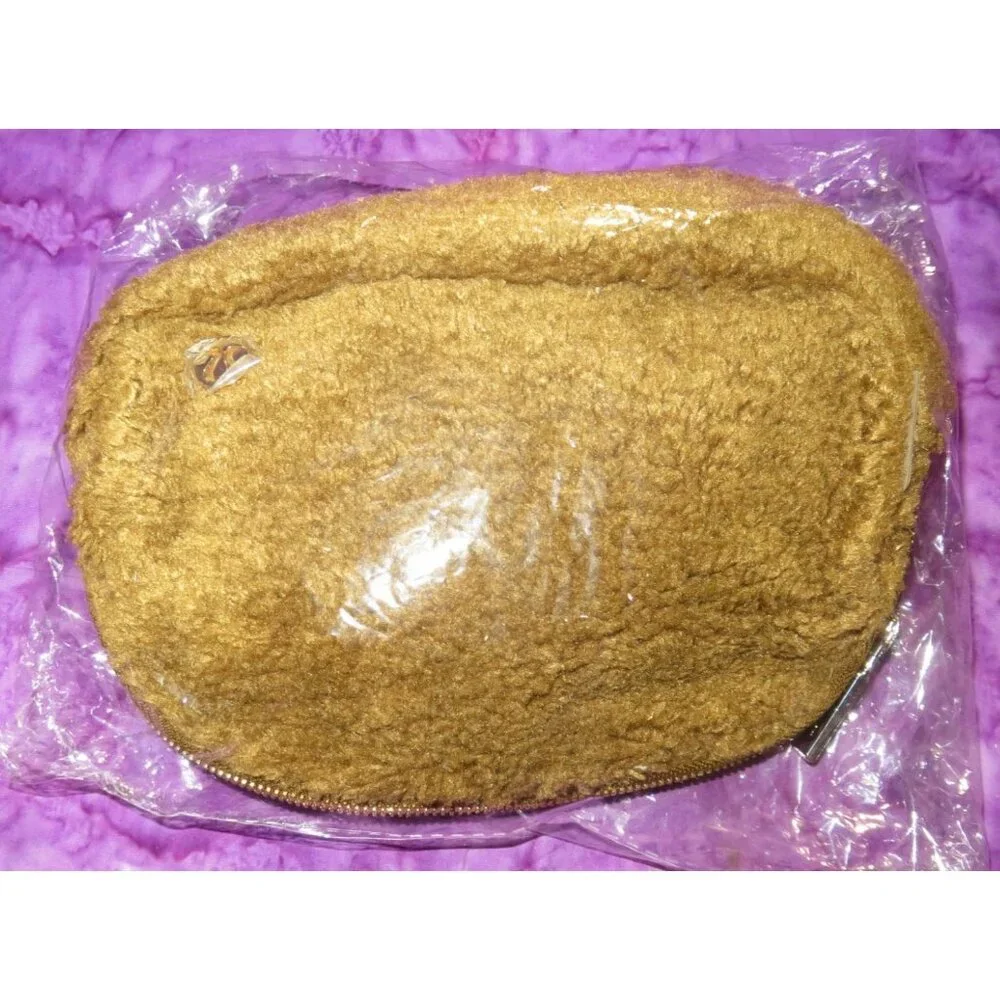 Lululemon Brown Sherpa Fleece  Adjustable Bum Bag Belt Bag Brand New in Package
